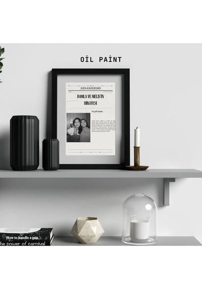 Kişiselleştirilmiş Anı Gazetesi Çerçeveli Poster Diğer