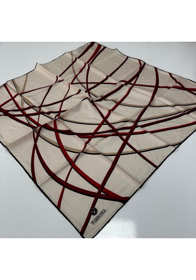Vissona Twill İpek Eşarp Ipk6304-31693 Çok Renkli