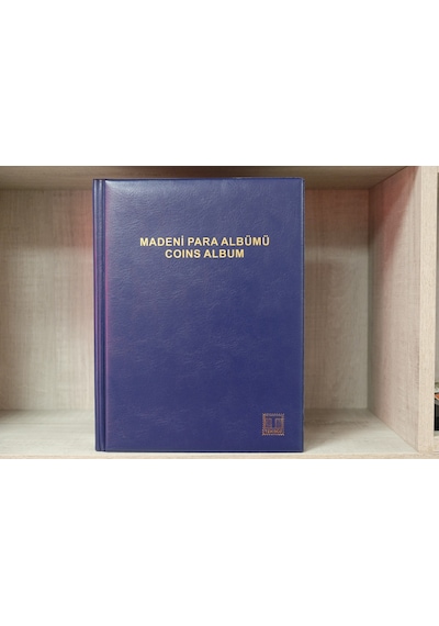 Teksöz Madeni Para Albümü Kapamalı 200 Adetlik Lacivert