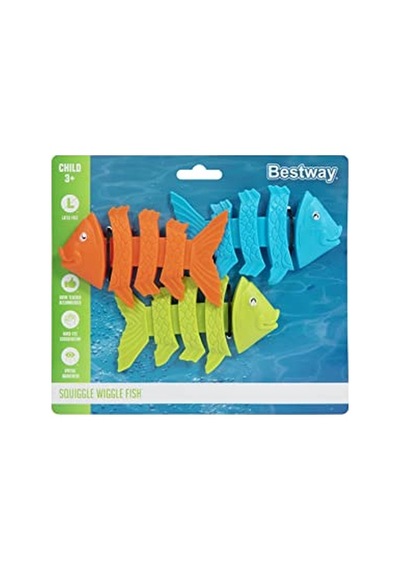 Bestway Squiggle Wiggle Balık Dalış Oyuncakları Açık Bej