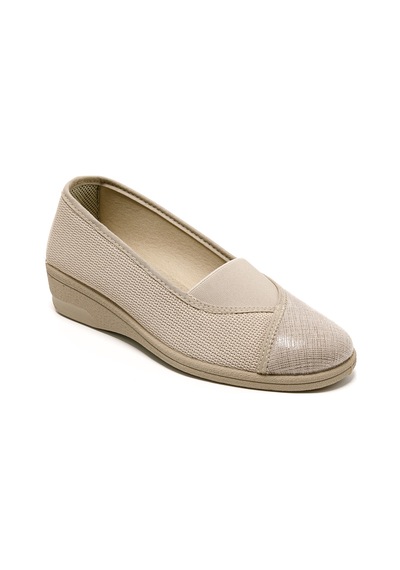Sandalet Kadın 7337 Green Life Stretch Women's Footwear Beige Bej