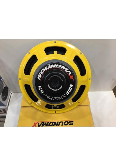 Soundmax Sx-fc12 30 Cm 1500 Watt Kabinli Subwoofer Bas