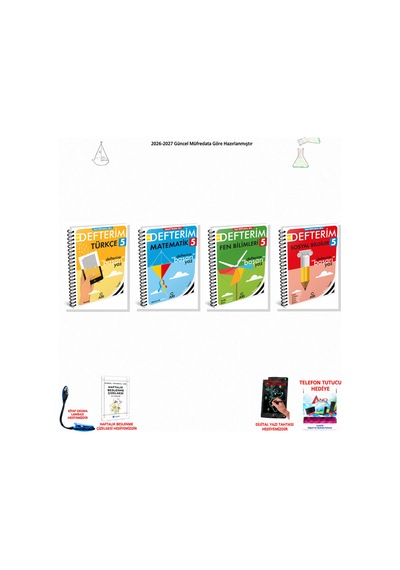 2026-2027 Arı Yayıncılık 5. Sınıf Tüm Dersler 4 Kitap Set Defterim T-m-f-s