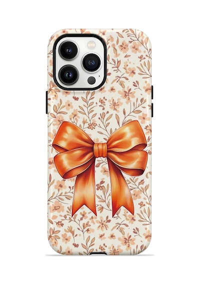 Velvoria Valestra Autumn Floral Bow Apple iPhone Uyumlu 14 Pro Magsafe Koruma Kılıfı Valestra Magline - Autumn Floral Bow