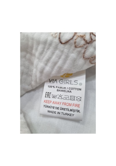Uğur Bebe Çift Kat Müslin Kumaş Kız Çocuk Elbise %100 Pamuk, Balon Kollu, Nefes Alan Kumaş Ekru Ekru Uğur Bebe Çift Kat Müslin Kumaş Kız Çocuk Elbise %100 Pamuk, Balon Kollu, Nefes Alan Kumaş Ekru Ekru