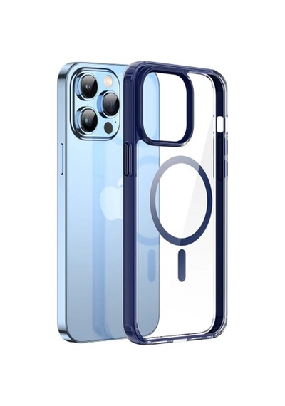 Dux Ducis Clin Mag Series İphone 14 Pro Max 6.7 Magsafe Uyumlu Manyetik Silikon Kılıf- 5775 Mavi