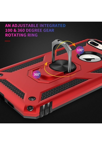 Apple Uyumlu iPhone 6 Plus 6S Plus Kilif Zirhli Standli Miknatisli Tank 392711737 Apple Uyumlu iPhone 6 Plus 6S Plus Kilif Zirhli Standli Miknatisli Tank 392711737