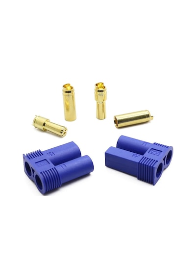 Robizstore Ec5 Dişi Erkek Konnektör Çifti 5Mm Altın Banana Tip 100A Rc Lipo