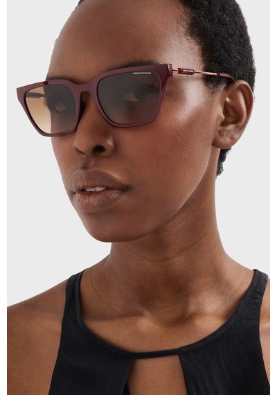 Armani Exchange 0ax4158s 838389 55 Parlak Bordo Kadın Güneş Gözlüğü