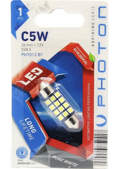 Photon C5w 36mm 12v Canbus 6 Smd Led Sofit Ampul - Beyaz - Tekli Blister Ph7012 B1
