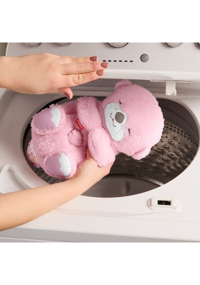 Fisher Price Uyku Arkadaşı Su Samuru Pembe, Nefes Alıp Veren Pelüş Bebek Oyuncağı Jlj33