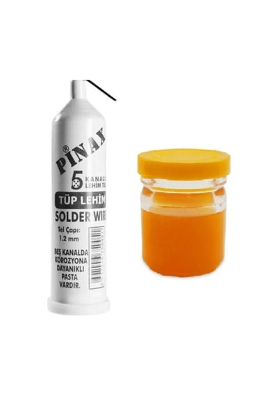 Pinax Tüp Lehim Teli 25 Gr 1.2mm + Lehim Pastası 40gr