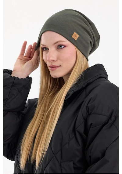 Kadın Termal %100 Pamuklu Soft 2 Stil 1 Arada Bere Premium Cuts Serisi - Standart / Haki Haki
