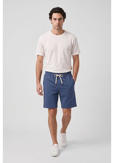 Tommy Life Petrol Standart Fit Basic Arka Cepli Erkek Şort - 81314