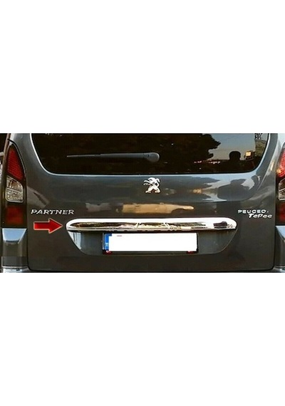Peugeot Partner Tepee 2008 Sonrası Bagaj Çıtası Krom P.çelik