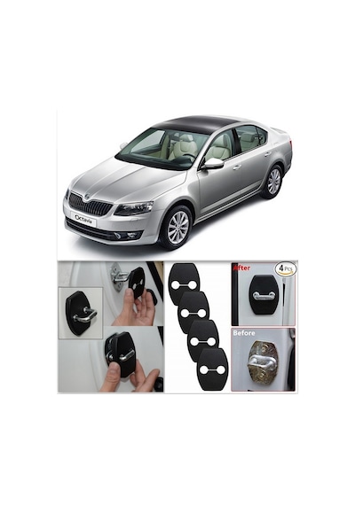 Skoda Octavıa 4Lü Kilit Koruyucu Kapak Skoda Octavıa Kilit Kapağı (228108756)