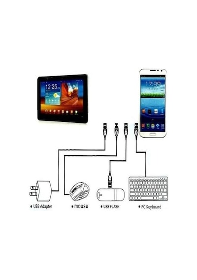 Usb To Micro Usb Ye Dönüştürücü - Klye Mouse Jtick Telefona Bağlama