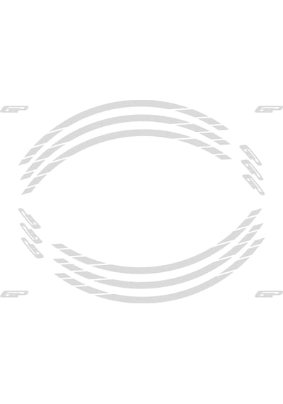 GP Kompozit Universal Tek Jant Şeridi Reflektif Gri