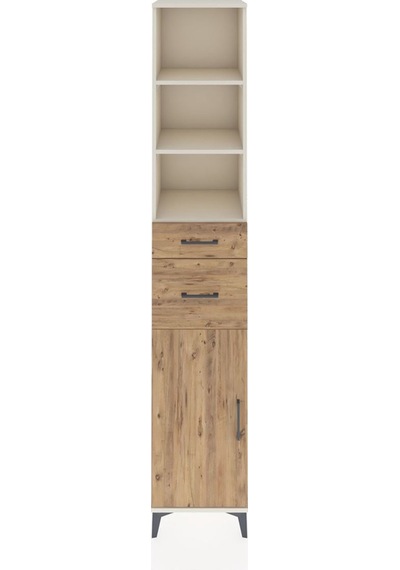 Hyperion Dolap 4 Raflı 2 Çekmeceli Tek Kapaklı 44x44x243 Aytaşı-çam Aytası Hyperion Dolap 4 Raflı 2 Çekmeceli Tek Kapaklı 44x44x243 Aytaşı-çam Aytası