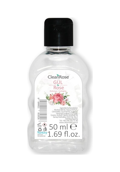 Clean Rose Gül Kolonyası 50 ML