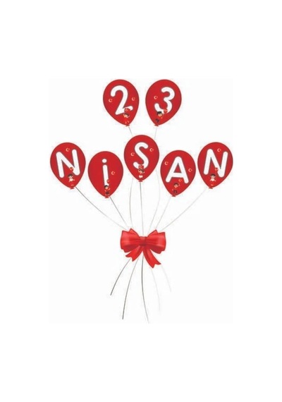 23 Nisan Bayramı Kapı Süsü Çok Renkli