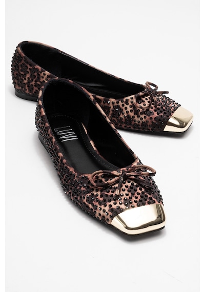 Luvishoes Luvi Shoes Abra Siyah Sarı Desenli Taşlı Fiyonklu Kadın Babet Ayakkabı Siyah Sarı Luvishoes Luvi Shoes Abra Siyah Sarı Desenli Taşlı Fiyonklu Kadın Babet Ayakkabı Siyah Sarı