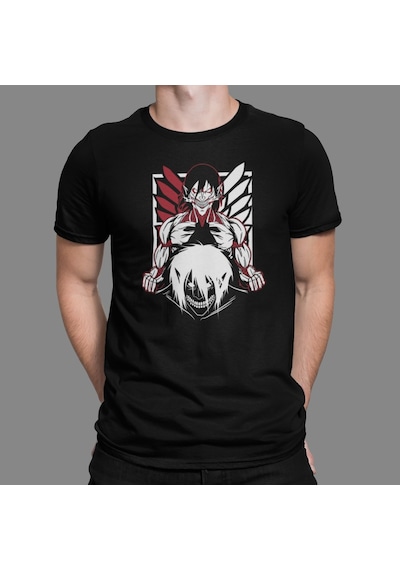 Anime Attack On Tıtan Tshirt Bisiklet Yaka (551256611)