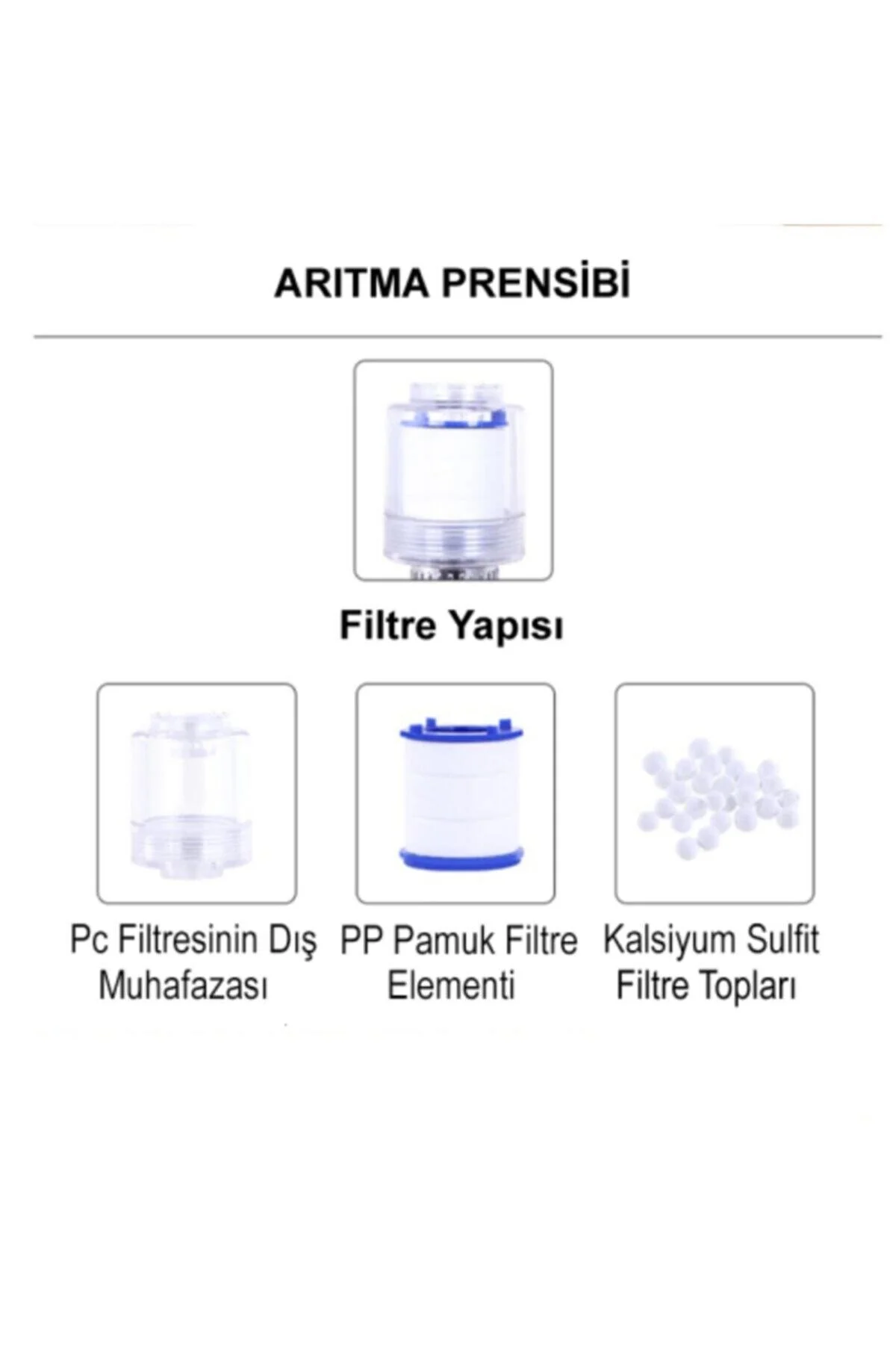 2 Li Yedek Musluk Başlığı Filtresi Su Arıtıcı Kireç Ve Tortu Önleyici, Evrensel Uyumlu 2 Adet
