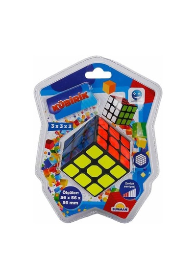 2000309 Smile Games Kübirik 3x3x3 Zeka Küpü Çok Renkli