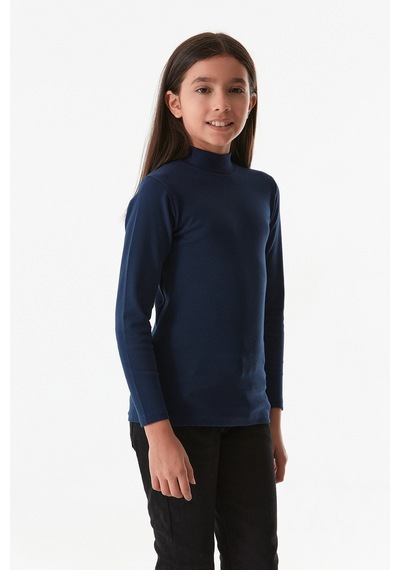 Fullamoda Basic Dik Yaka Kız Çocuk Body 25kcck2367206915-1-lacivert Lacivert