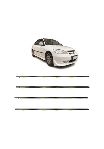 Honda Civic Vtec Çıta Cam Sıyırıcı Fitil Takım 4 Kapı 2002-2005
