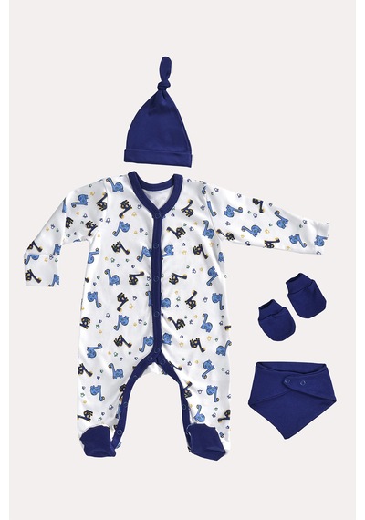 Mama Padre Tiny Dino Yenidoğan Mini Set - 4 Parça Renkli - 861047003 Renkli