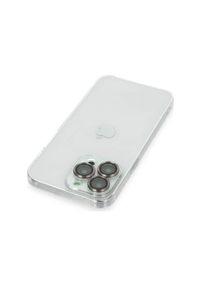 Apple Apple Uyumlu iPhone 13 Pro Kılıf Luko Lens Silikon -yeşil 0.2M-Çok Renkli