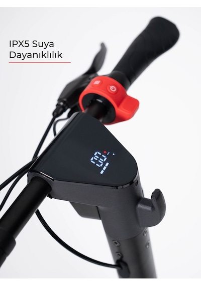 X9 Elektrikli Scooter - Çıkartılabilir Bataryalı 850w Katlanabilir Scooter Siyah