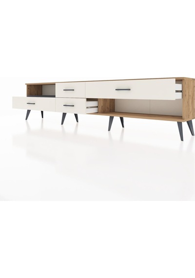 Arges Tv Ünitesi Tek Raflı 4 Çekmeceli 220x30x51 Çam-antrasit/aytaşı Antrasıt/aytası - Atlas Çam Arges Tv Ünitesi Tek Raflı 4 Çekmeceli 220x30x51 Çam-antrasit/aytaşı Antrasıt/aytası - Atlas Çam