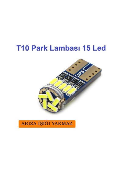 Eraks Dipsiz T10 Park 15 Led Beyaz Smd Ledi İç Tavan-Park-Plaka