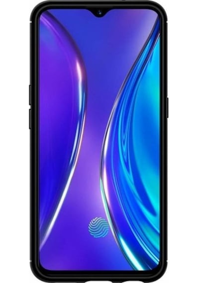 Spigen Realme Xt İle Uyumlu Kılıf Rugged Armor Matte Black Siyah