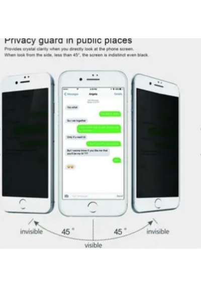 Apple Uyumlu   iPhone 8 Privacy Hayalet Cam Ekran Koruyucu