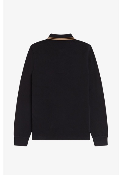 Fred Perry M3636 Ls Twin Tipped Fp Erkek Polo Tişört Siyah