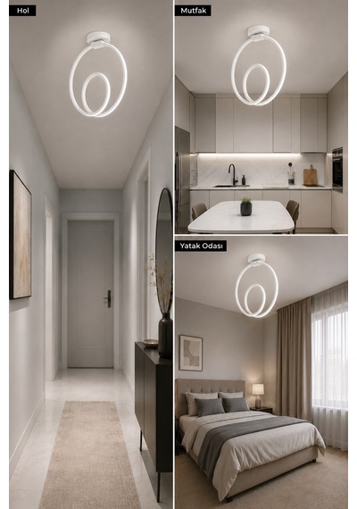Ovira Led Plafonyer Avize Beyaz Işık
