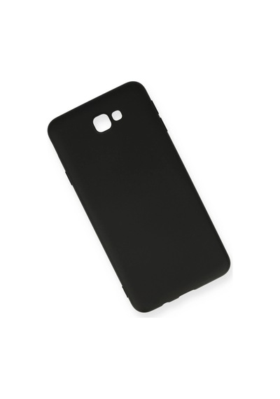 Samsung Samsung Uyumlu Galaxy J7 Prime Kılıf Nano İçi Kadife Silikon - Siyah