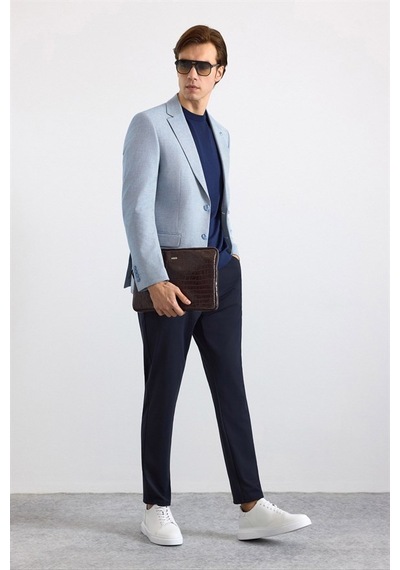 Süvari Saks Mavi Slim Mono Yaka Torba Cep 6 Drop Klasik Ceket Ct2021600434-m05 Süvari Saks Mavi Slim Mono Yaka Torba Cep 6 Drop Klasik Ceket Ct2021600434-m05