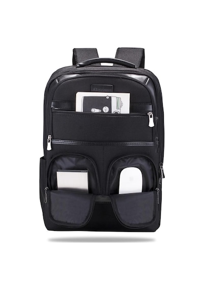 Classone Bp-bs200 Business Vıp B2 -serisi 15.6 İnch Uyumlu Wtx Pro Su Geçirmez Kumaş Laptop Sırt Çantası -siyah Siyah