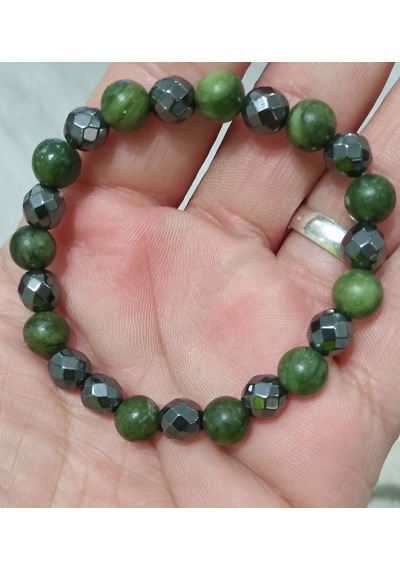 Yeşim Taşı Bileklik 8 Mm Yeşil