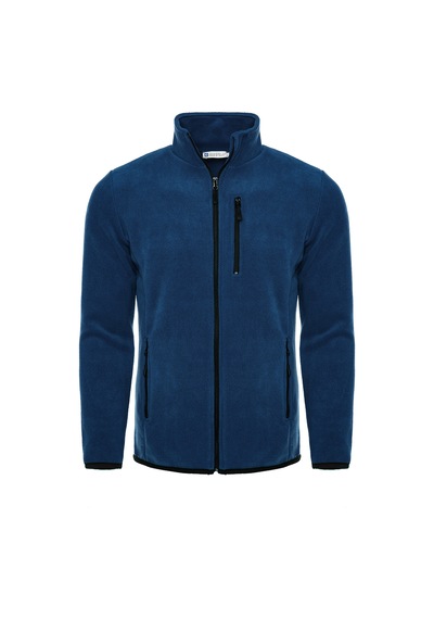 Ghassyco. Ghassy Co. Polar Erkek Tam Fermuar+3 Cep 8 Renk Yeni Sezon İndigo Mavi