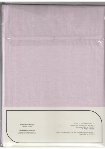 Çarşaf Fitted Yastıklı Ranforce 100 200 Pudra Colourıst Pudra