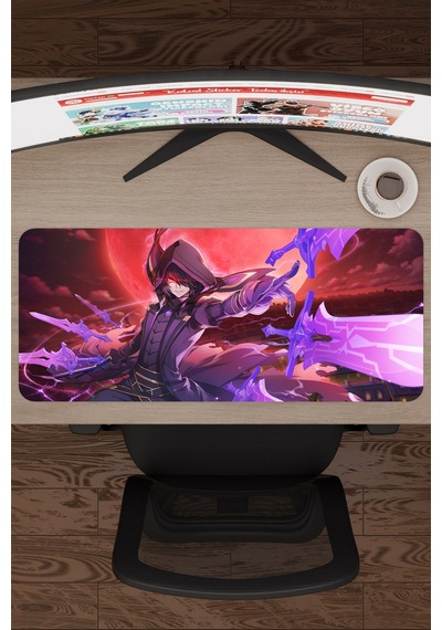 The Eminence İn Shadow Anime V4 - 70x30 Xl Gaming Kauçuk Kaymaz Taban Mouse Pad Fare Altlığı