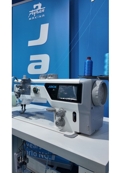 Jack Z7 3'lü Transport Sistemli Ekstra Kalın İş Full Otomatik Yapay Zekalı Dikiş Makinası 12mm, Ayak Sensörlü Yok
