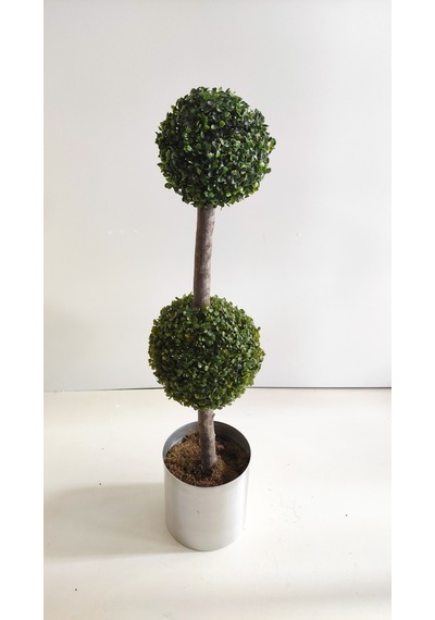 Rüzgar Yapay Çiçekçilik 120 Cm Şimşir Top Yeşil