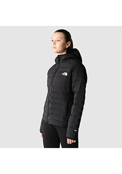 The North Face W Belleview Stretch Down Hoodie Kadın Kapüşonlu Mont - Siyah